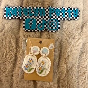 NEW HANDMADE CLAY EARRINGS